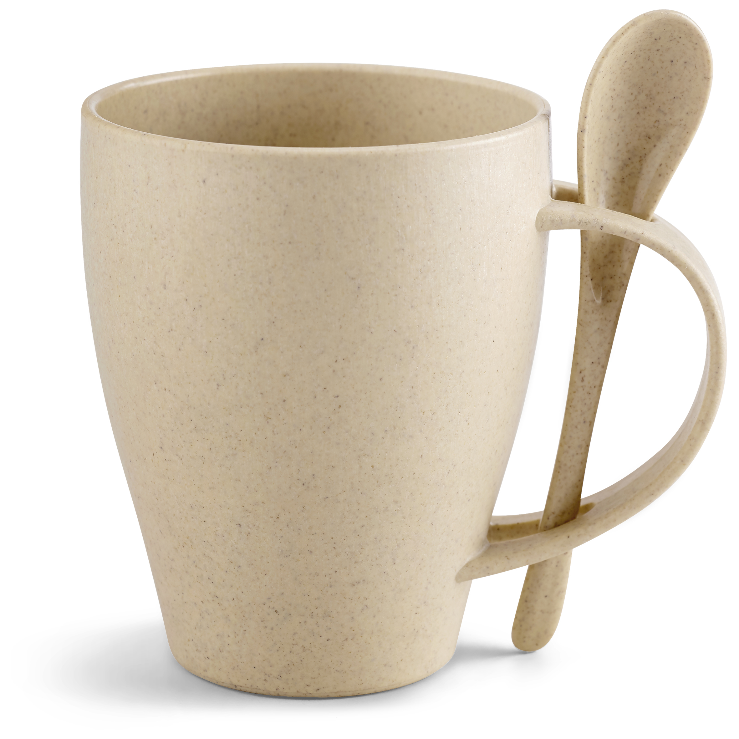 Wheat Straw Mug & Spoon – 350ml